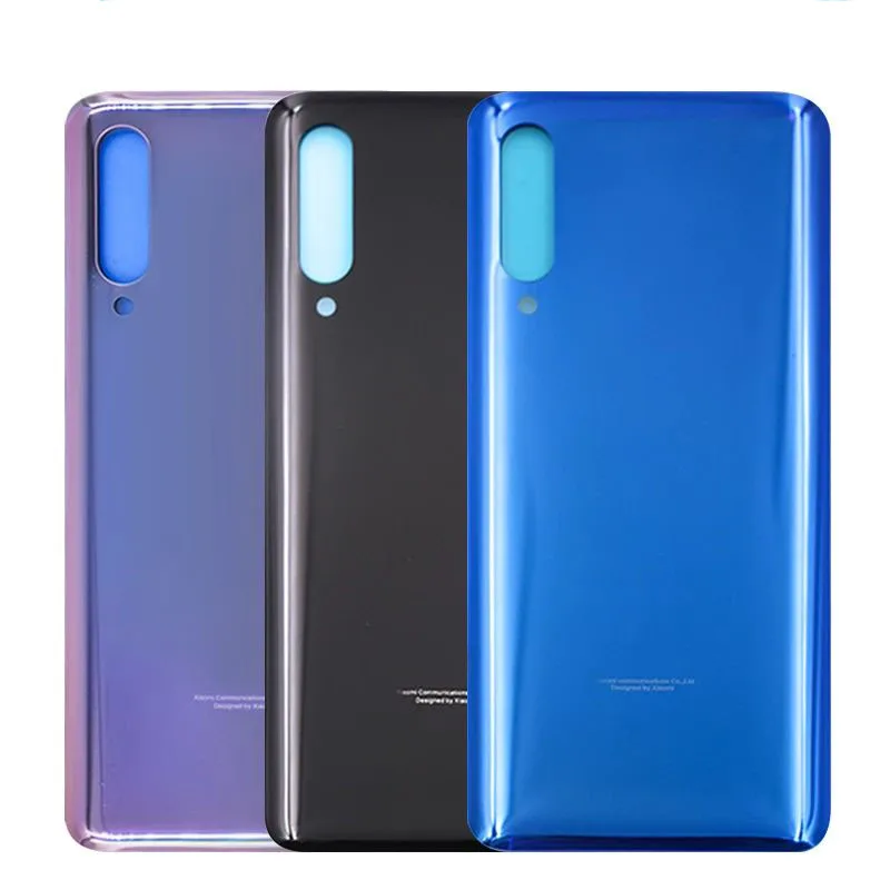 غطاء بطارية خلفي لـ xiaomi mi 9 ، غطاء خلفي ، لوحة زجاجية ثلاثية الأبعاد ، غطاء بطارية ، استبدال ، جديد