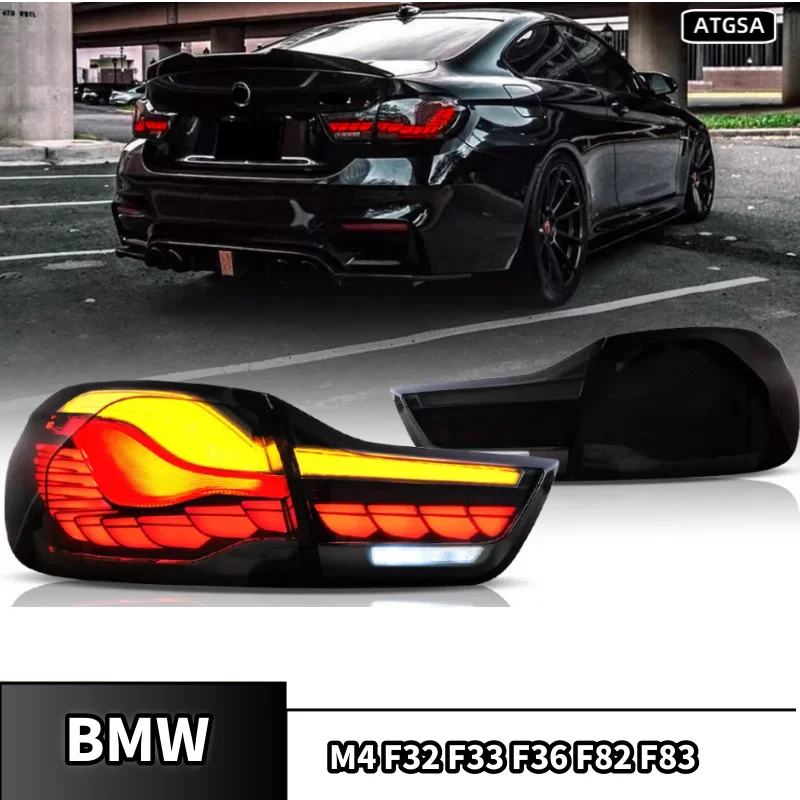 taillights for BMW 4 Series GTS F32 F33 F36 F82 F83 taillights upgraded Dragon scale style