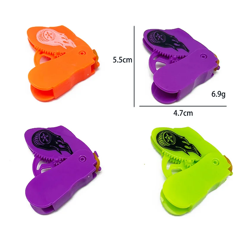 5PCS Bambini Dito Fionda Lancio Contro Gyro Proiettile Bucking Terra Tornitura Desktop Alleviare Lo Stress Giocattoli Educativi Regalo