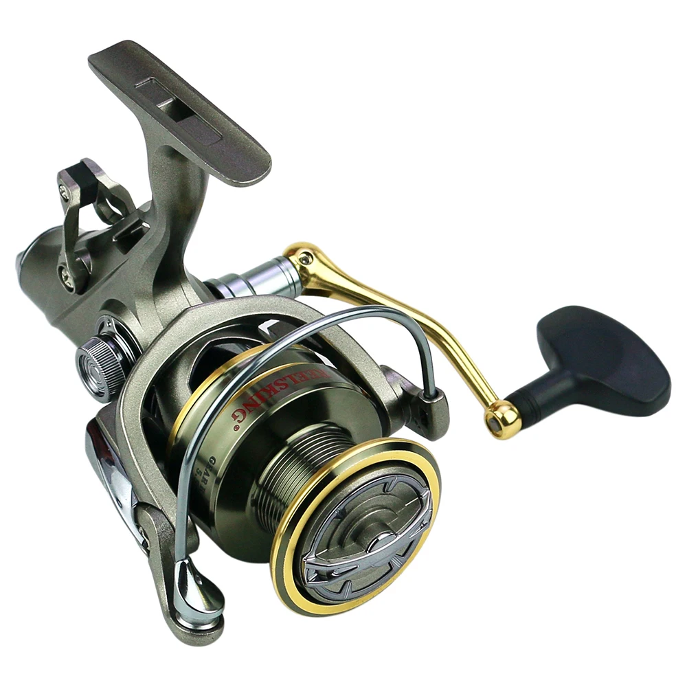 Fishing Reel Double Brake Carp Fish Feeder Spinning Wheel Squid Reels Super Strong Front and Rear Brake Fisherman Cost-effective