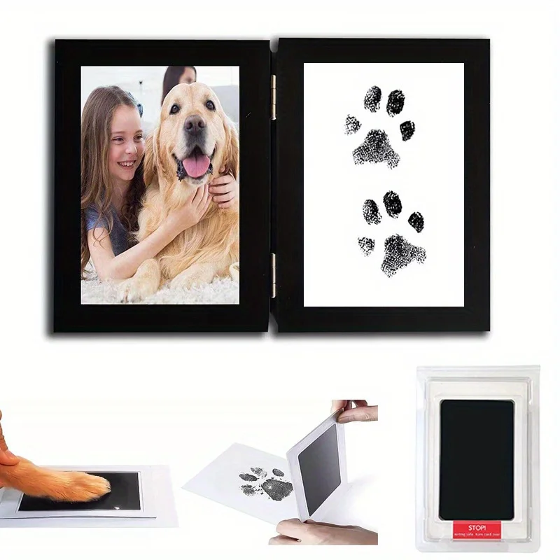 Pet Dog Footprint Handprint Pad Safe Non-toxic Printing Pad Pet Footprint Baby Paw Footprint Pad