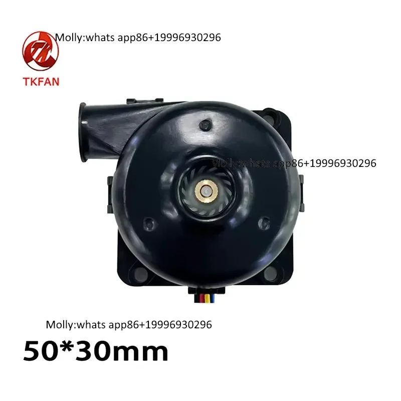 Peniup Udara Mini 24V Tekanan Tinggi 2.9kpa Blower Sentrifugal 28000rpm Motor Tanpa Sikat 3-Fasa Kipas Turbo untuk Stasiun Penyolderan