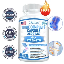 Collagen Bone Complete Capsule - Helps Support Joint Cartilage, Collagen Production and Calcium Absorption, and Immune Support