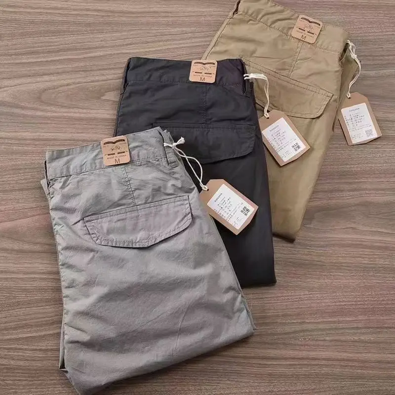 Korean Reviews Many Pants 2000s Clothing Quality Casual Khaki Brand Clothing Men Designer Clothes Work Man Tactical Men's Pants