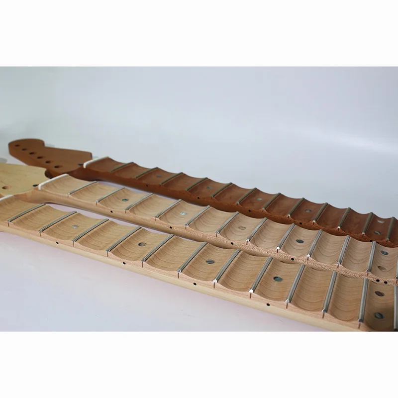 Fend Stracaster Electric Wave Pattern Neck Full scalloped Guitar Neck 22 Frerts  Maple wood Fretboard