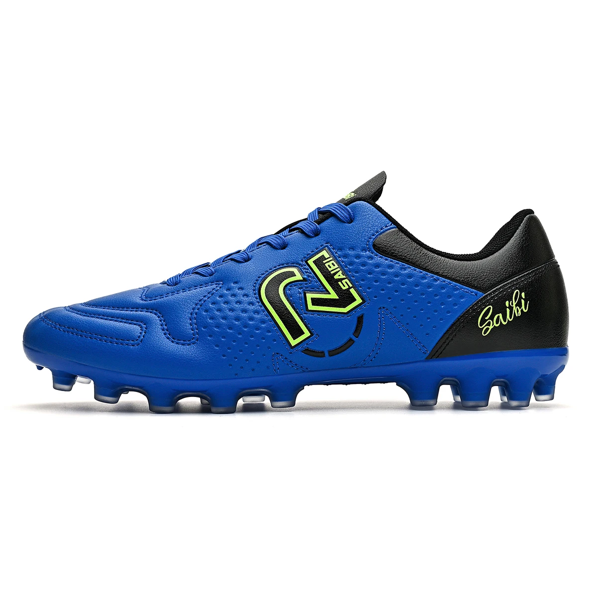 

Unisex AG FG Soccer Shoes PU Woven Fabric Upper TPU Shockproof Sole Wear Resistant Anti-slip Teenager Competition Sneaker
