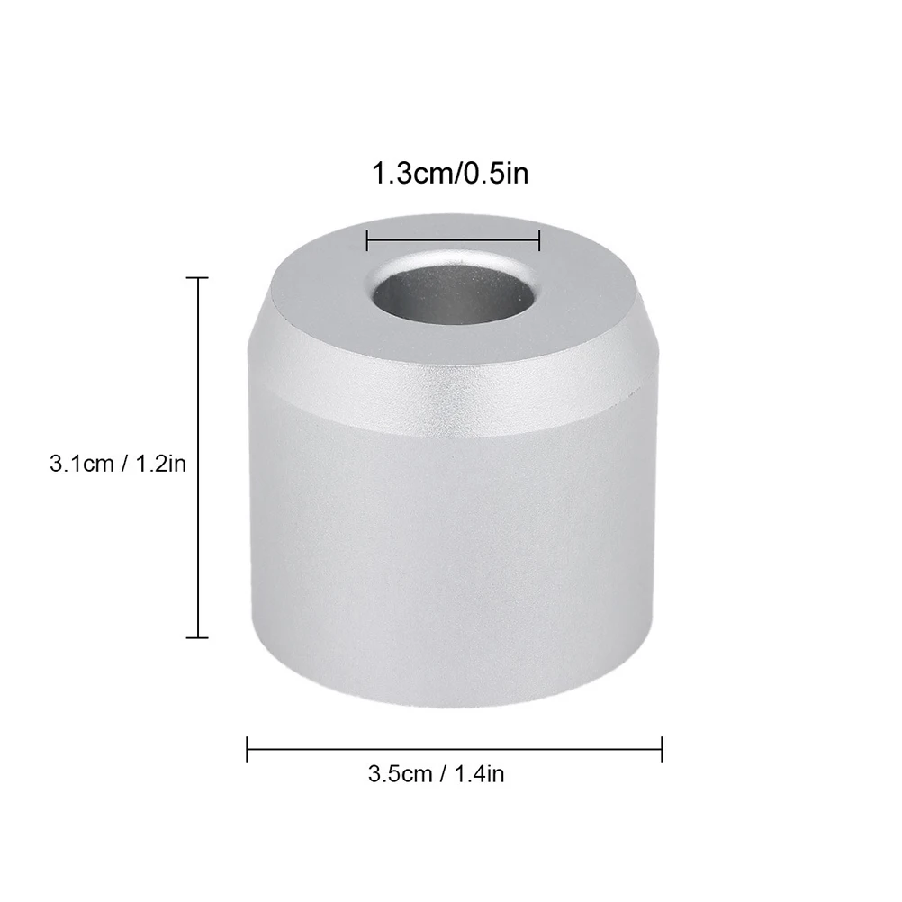 Ronde Zinklegering Scheerapparaat Basis Chroom Kleur Snor Scheermes Borstel Stand Handmatige Scheerkwast Houder Salon Kapper Gereedschap voor Wasruimte