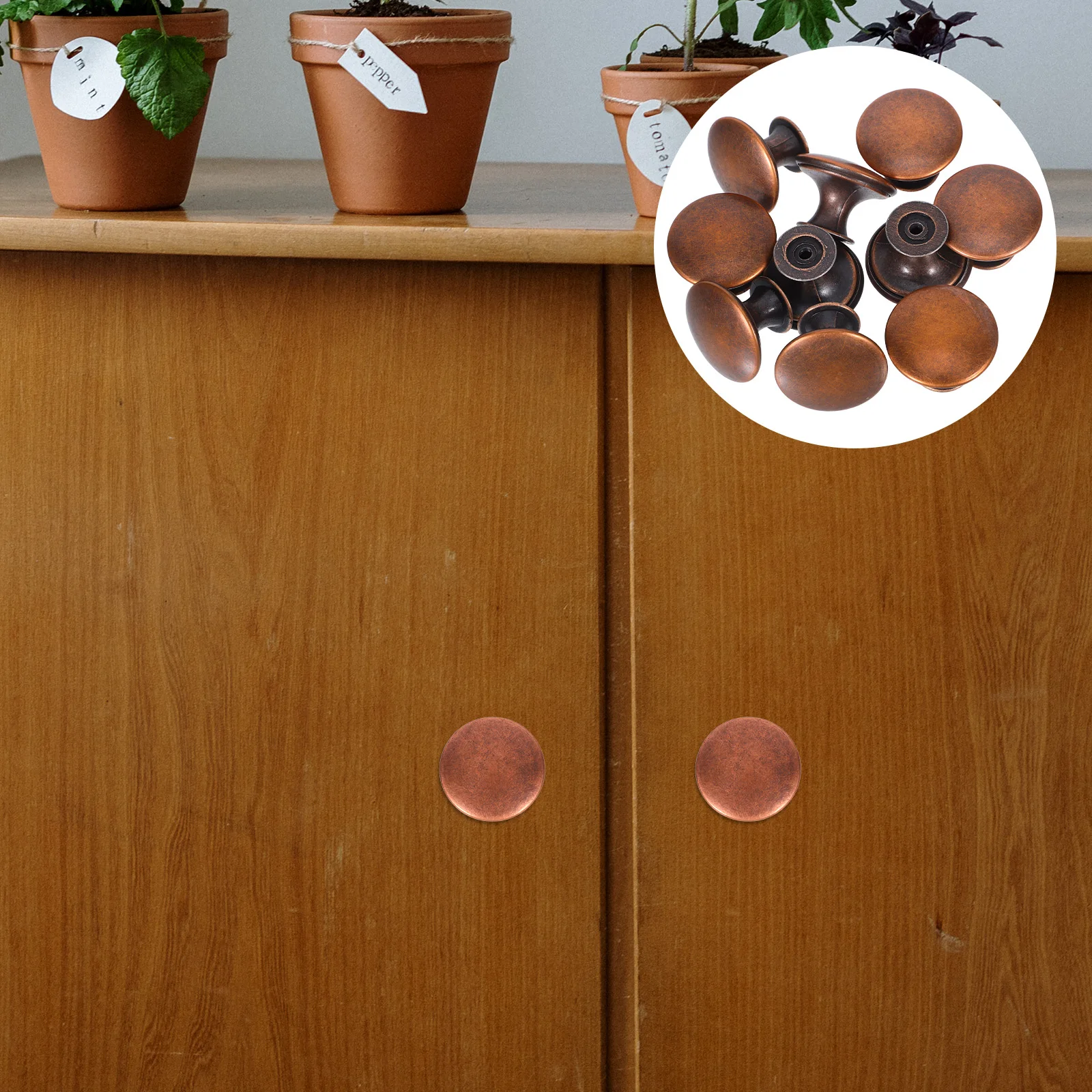 

10pcs Modern Cabinet Pull Handles Single Hole Lightweight Hollow Design Easy Install Comfortable Grip For Kitchen Cabinets