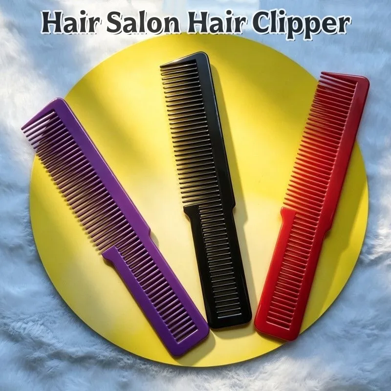 Professional Hairdressing Wide ToothComb Men's DedicatedShort Hair Trimming Comb BarberShop Accessories Tools Retro Oil HeadComb