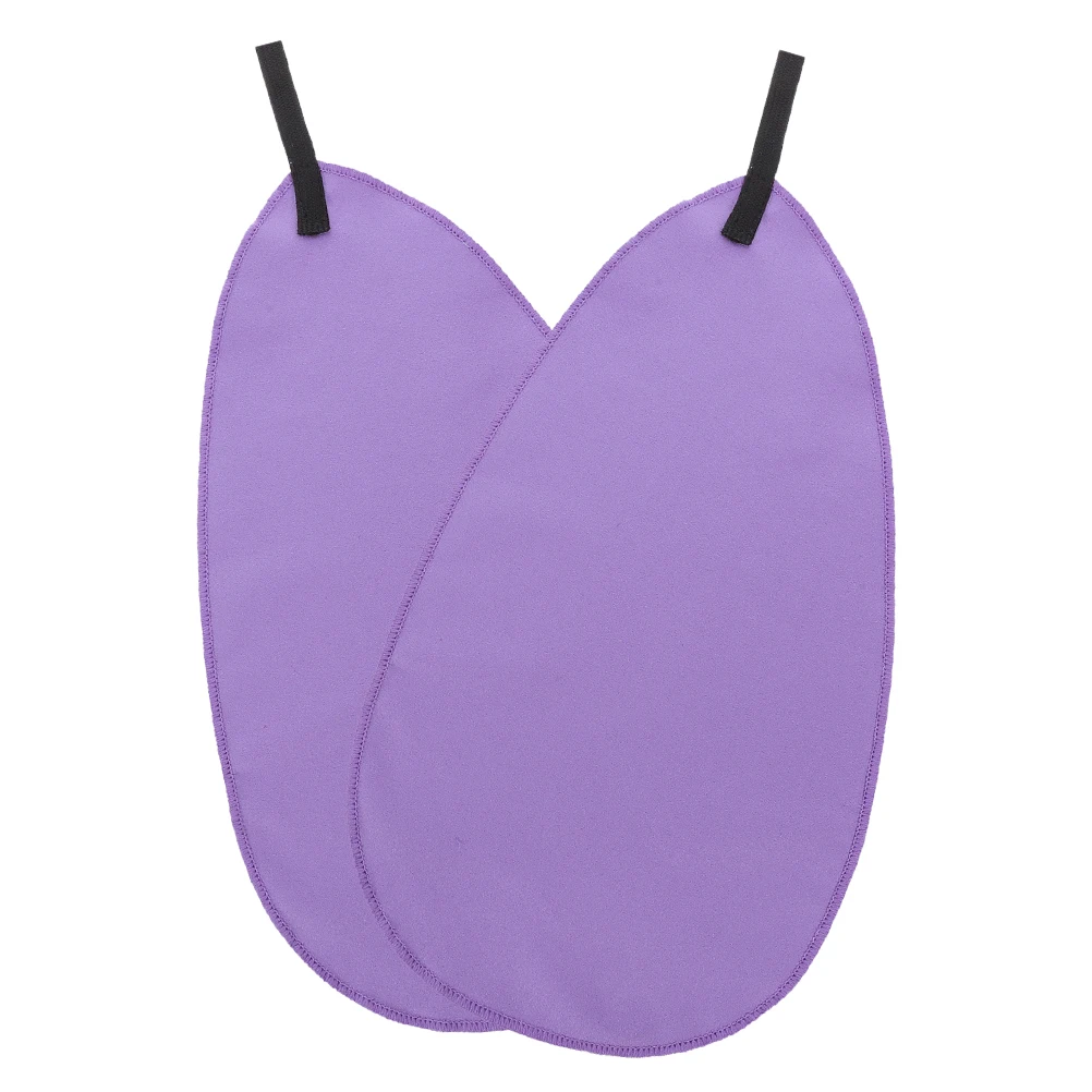 

2 Pcs Cleaning Cloth Swab Suitable for Saxophone Cotton Violet Musical Instrument Polishing