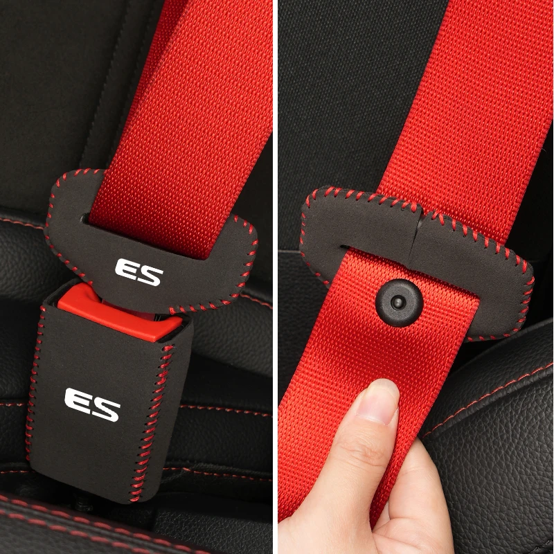 2Set Car Seat Belt Buckle Protectors Seat Belt Plug Clip Protectors For Lexus CT ES GS NX IS250 CT200h IS300h ES300h RX400 IS200