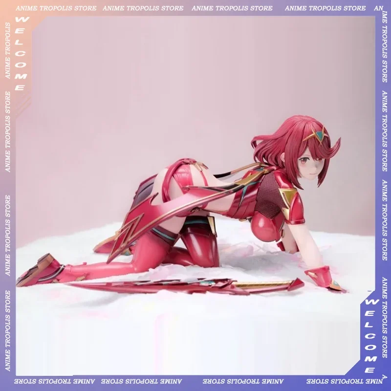 33CM Xenoblade Chronicles Action Figure 2 Pyra and Mythra Game Girl PVC Figurine Statue Model Toy Collection Desktop Decor Gifts