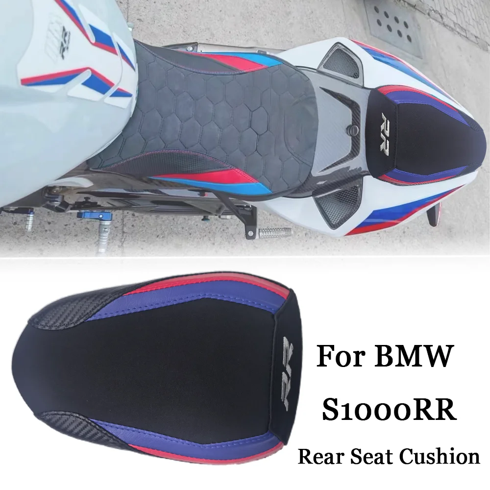 

Motorcycle Rear Passenger Pillion Seat Cover Cushion Pad For BMW S1000RR M1000RR 2019 2020 2021 2022 2023