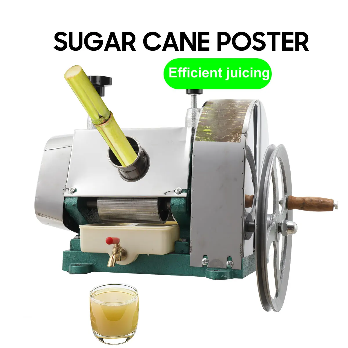 Presse-jus manuelle à manivelle pour canne à sucre et gingembre, modèle manuel, machine à jus, presse-canne à sucre