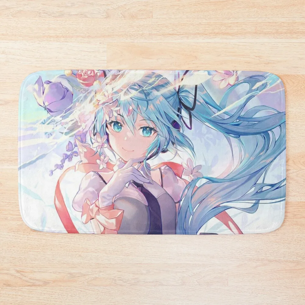

Miku Blue Sky Bath Mat Baths Bathroom Kitchen Mat