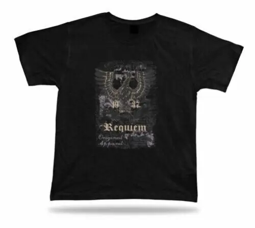 Requiem en Colère Oiseau Floral Élégant T-Shirt Moderne Excellent Modèle Cadeau