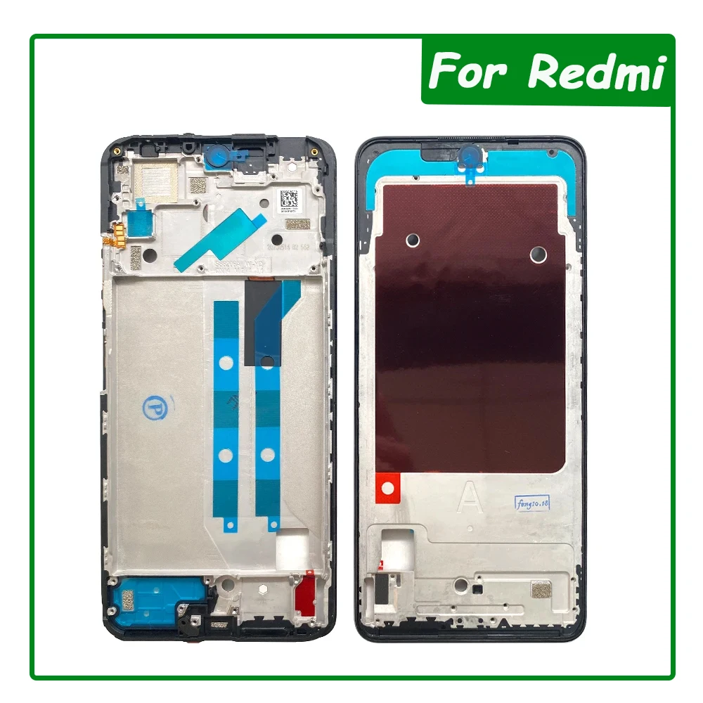 New Metal Middle Frame For Xiaomi Redmi Note 12 Pro 4G 5G 12s Middle Frame Front Bezel Back Housing Case Middl Plate Replacement