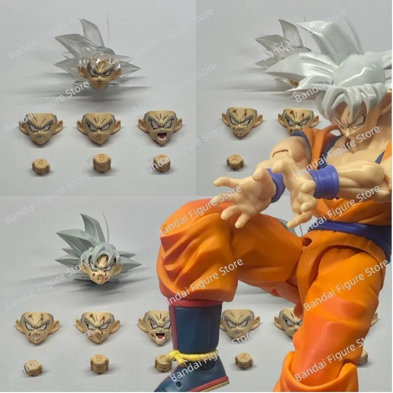 

В наличии DCG Toys Dragon Ball Son Goku Head 2.0 3.0 Voxel KO Аниме Фигурка Голова Резьба Модель Коллекционная для Рождественского подарка