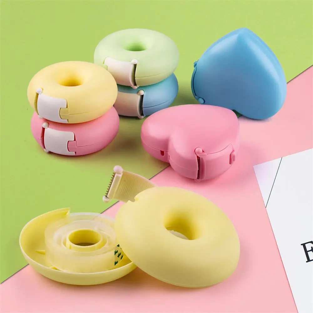 New Plastic Eyelash Masking Tape Cutter Professional Heart Donut Shape Eye Tape Holder Eye Extension Tape Division Equipment