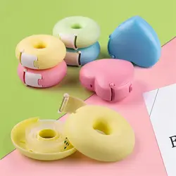 New Plastic Eyelash Masking Tape Cutter Professional Heart Donut Shape Eye Tape Holder Eye Extension Tape Division Equipment