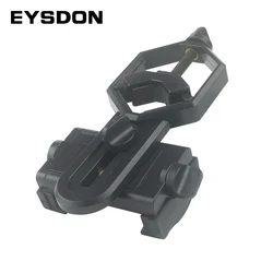 EYSDON Universal Smartphone Photography Adapter 22-45mm Adjustable Plastic Mount for Telescope, Binoculars,Monocular, Microscope
