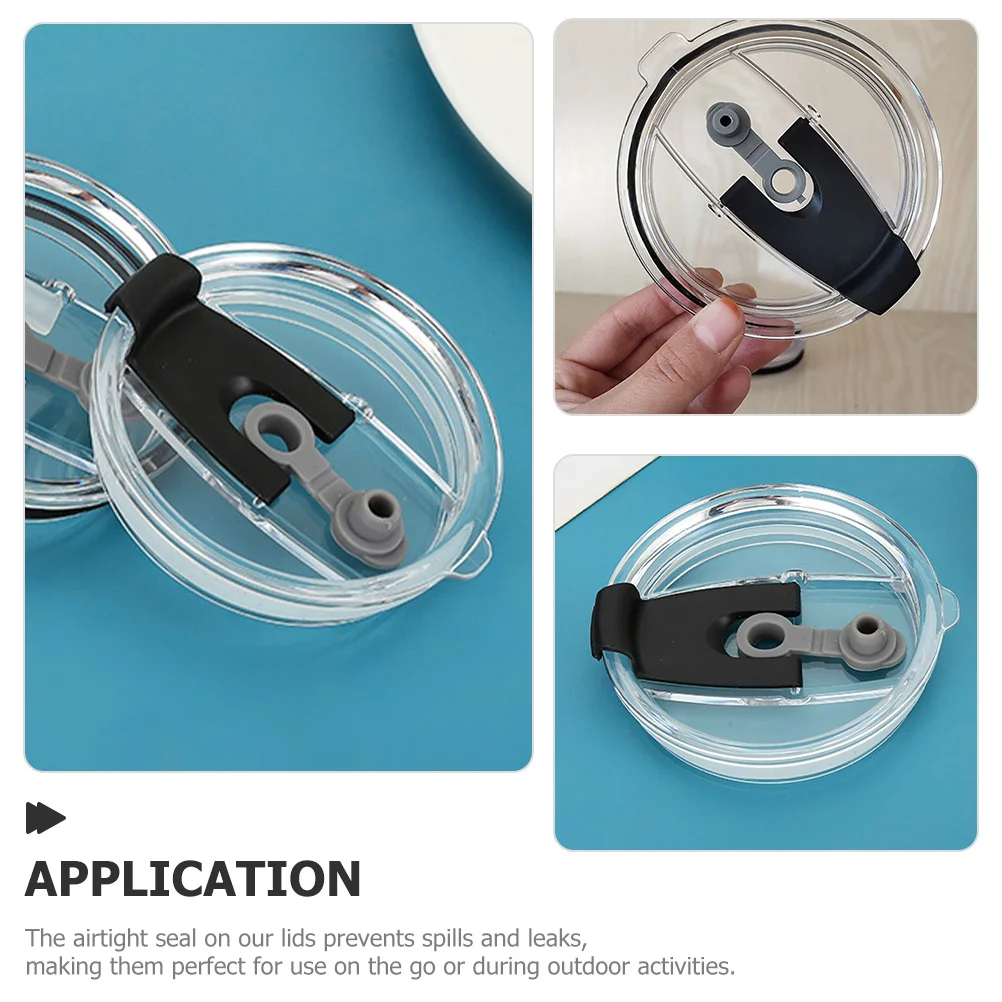 Tampa de copo isolada, 2 peças, para 20 30oz, copos, à prova de vazamento, reutilizável, tampa de silicone, hermética, para viagens ao ar livre, drinkware