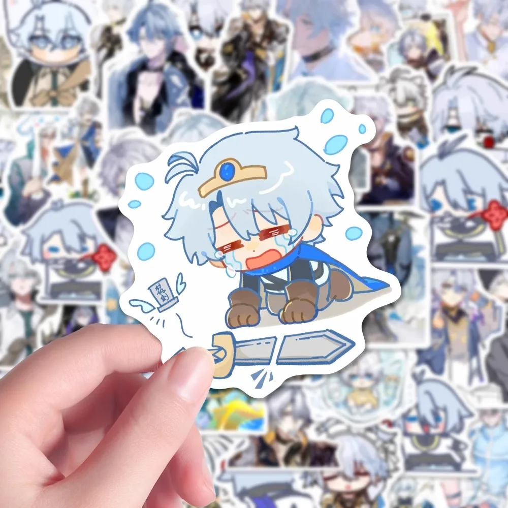 10/81 قطعة لعبة هونكاي: ستار السكك الحديدية Q نسخة ملصقات الشكل Phainon Q نسخة الشارات للهاتف Laotop الغيتار الديكور المشجعين هدية