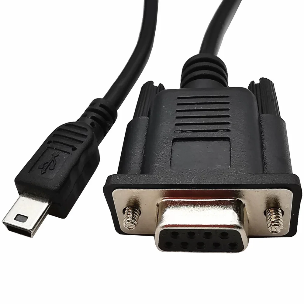 

MINIUSB5P DB9 Female To Mini USB 5P RS232 Female To T-port Adapter Cable With A Length Of 1.8 Meters