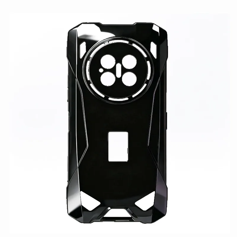 Fundas de teléfono de TPU suave para Doogee V Max 2 Pro, fundas traseras protectoras para Doogee V Max2pro, carcasa negra transparente