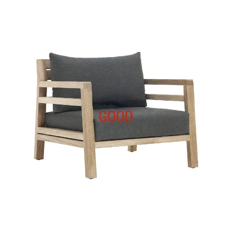 

Outdoor Sofa Courtyard Sunscreen and Waterproof Rattan Chair Outdoor Villa Rattan Terrace Teak Garden Coffee Table Furniture