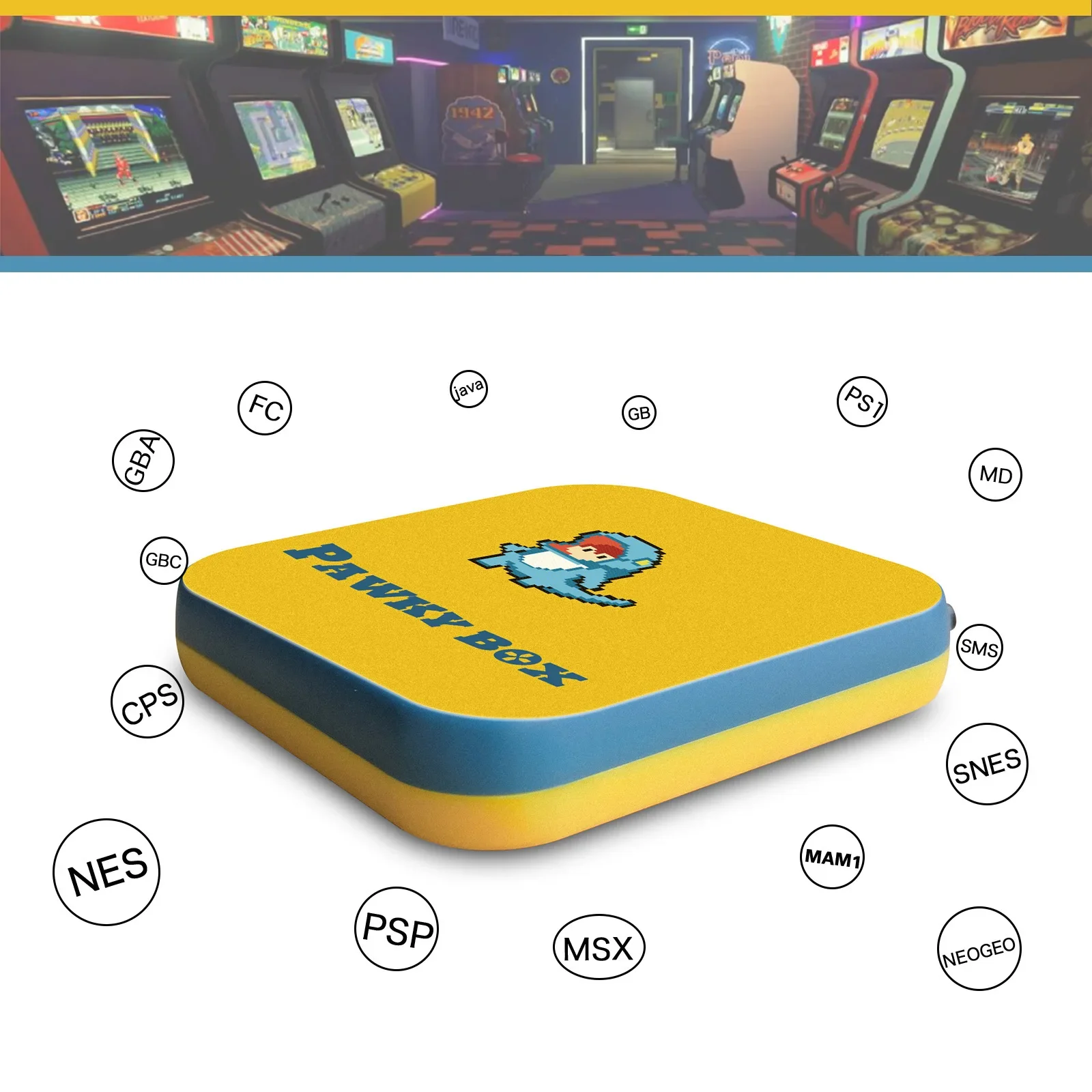 Pawky Box TV Game Console Moonlight Treasure Box Home Fighting Arcade 4K HD Retro Game Console