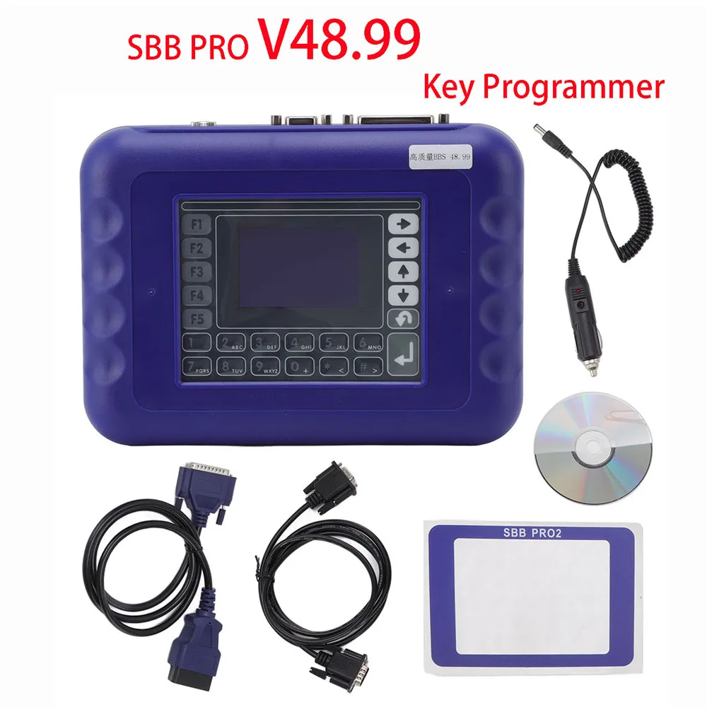 

Latest SBB Pro2 48.99 OBD2 Key Programmer Car Diagnostic Tool Support Cars to 2018 Replace SBB v48.88 V46.02