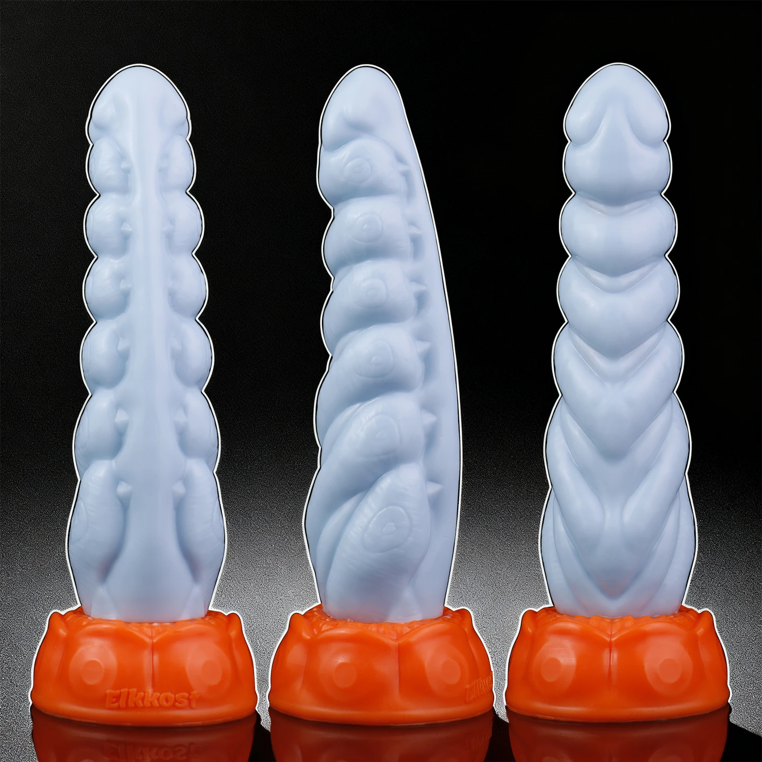 SMMQ Double-layer Silicone Ailen Anal Plug With Large Sucker Centipede Dildo For Female G-spot Stimulation Anal Adult Sex Toy