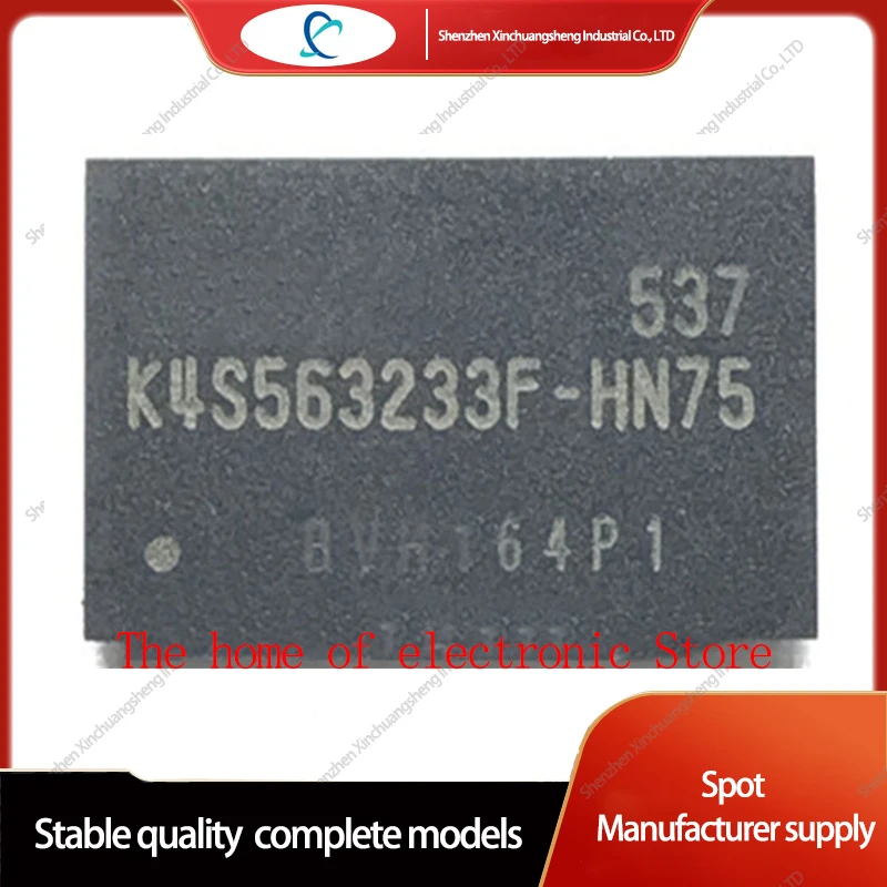 5PCS K4S563233F-HN75 FBGA 2M X 32Bit X 4 Banks Mobile SDRAM in 90FBGA