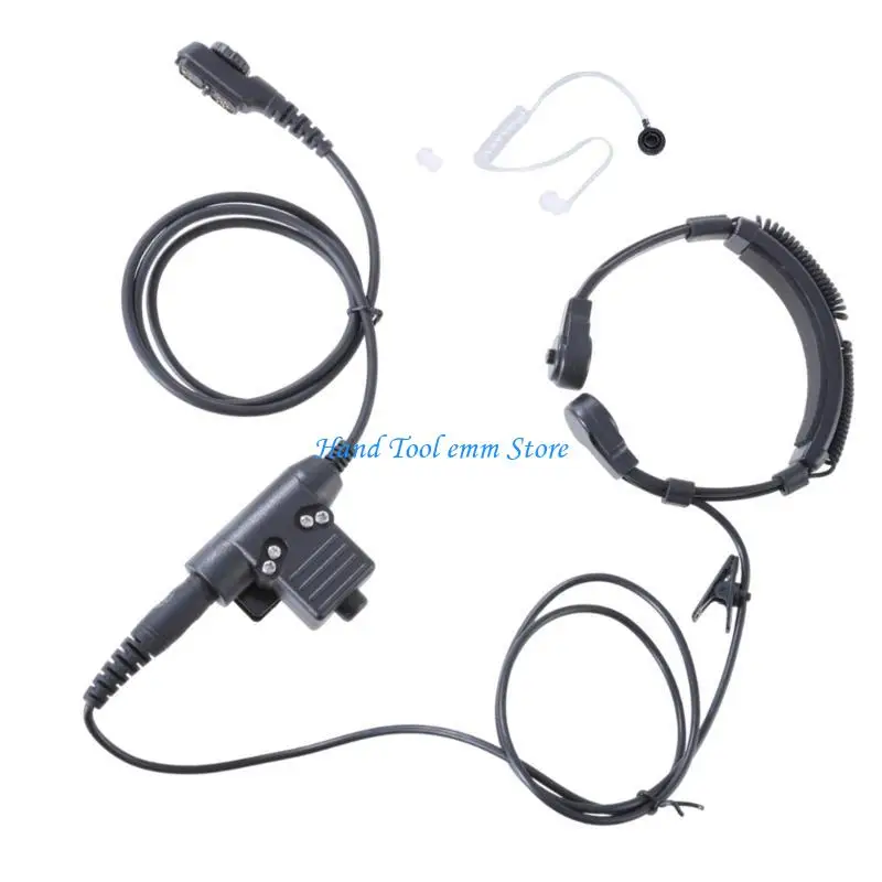 

H37F модернизированная воздушная трубка Вибрация горла микрофон