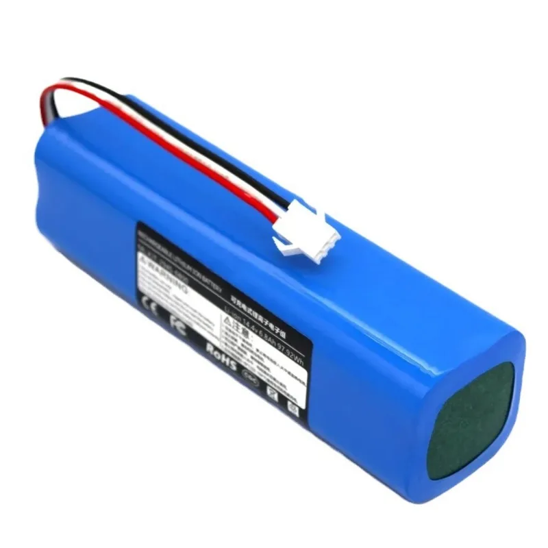 14.4V 12800mAh Oplaadbare Li-ion Batterij voor XiaoMi Lydsto R1 Roidmi Eve Plus Viomi S9 Robot Stofzuiger Batterij