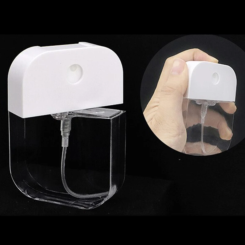 Transparente Sprühflasche, Hochdruck-Parfümspray mit feinem Nebel, nachfüllbar, leere Flasche, Alkohol-Desinfektionsmittel, tragbar, 38 ml/50 ml