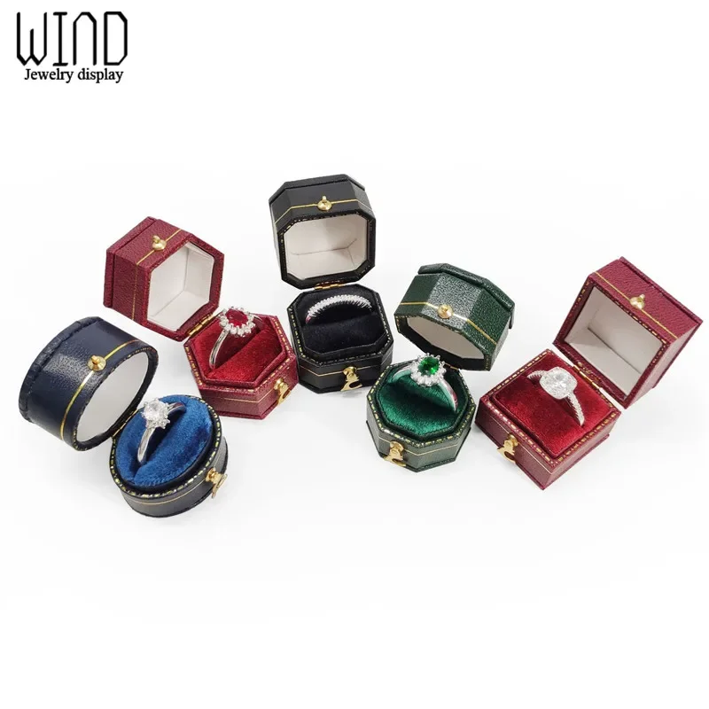 

Контейнер для ювелирных изделий в европейском стиле, декоративная коробка, мини-коробка для колец, простые серьги в стиле ретро, коробка для колец