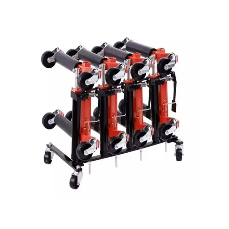 

1 Ton Hydraulic Vehicle Shifter Car Skates Vehicle Ratcheting Foot Pedal Lift Wheel Dolly