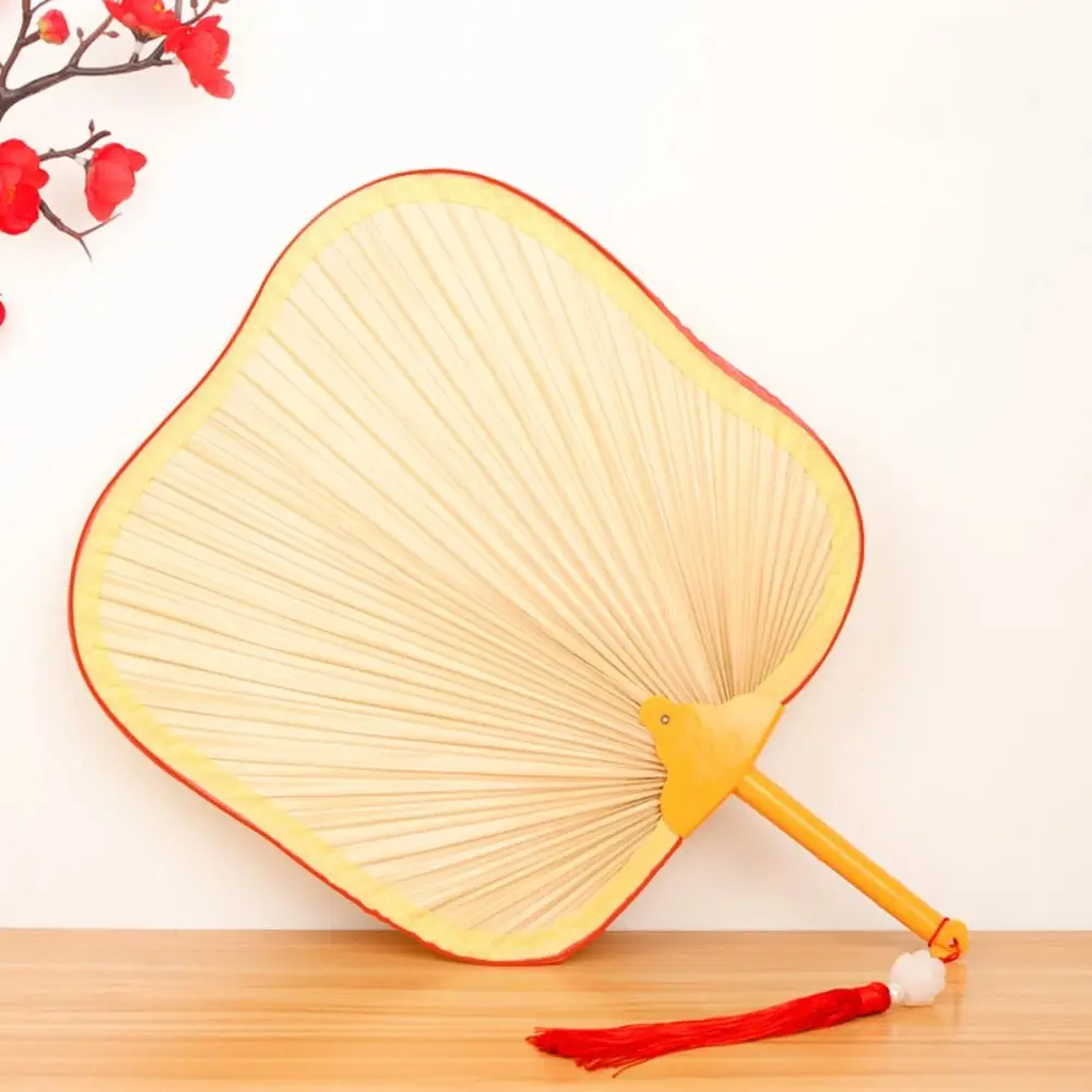 

Natural Handmade Bamboo Woven Chinese Style Hand-woven Summer Hand Fan Straw Fan Home Decoration Palm-Leaf Fan
