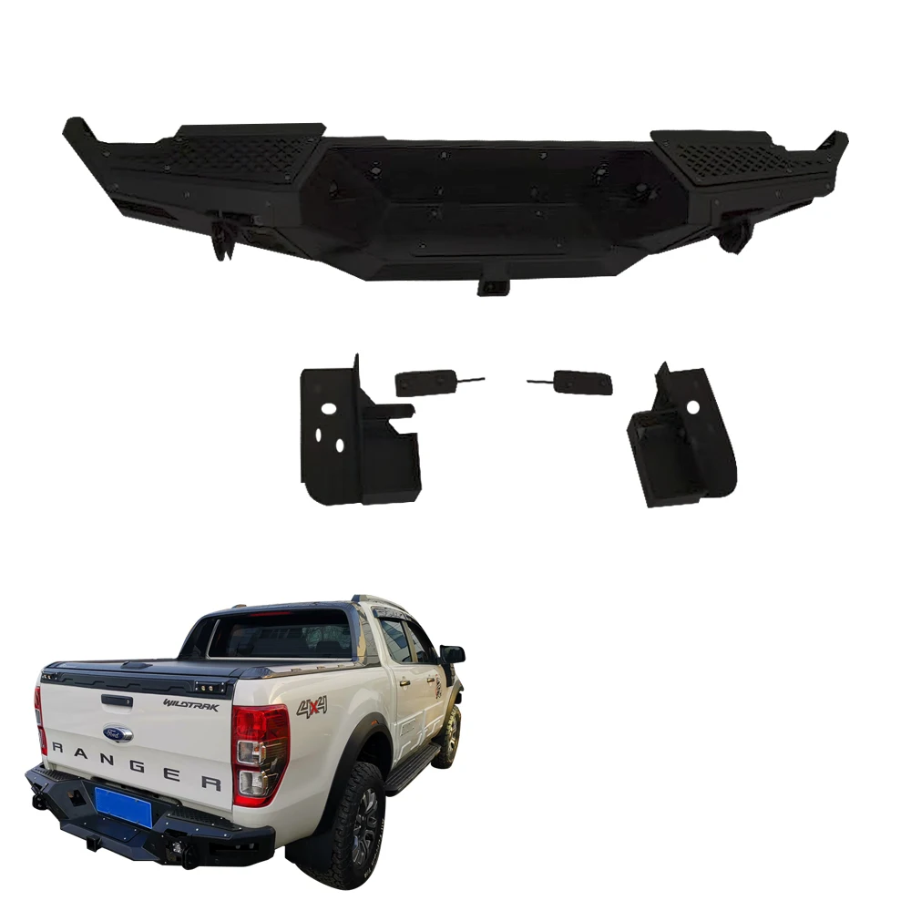 Pick Up Truck 4x4 Auto Accessories Front and Back Ranger Sports Steel Rear Car Bumpers for Ford