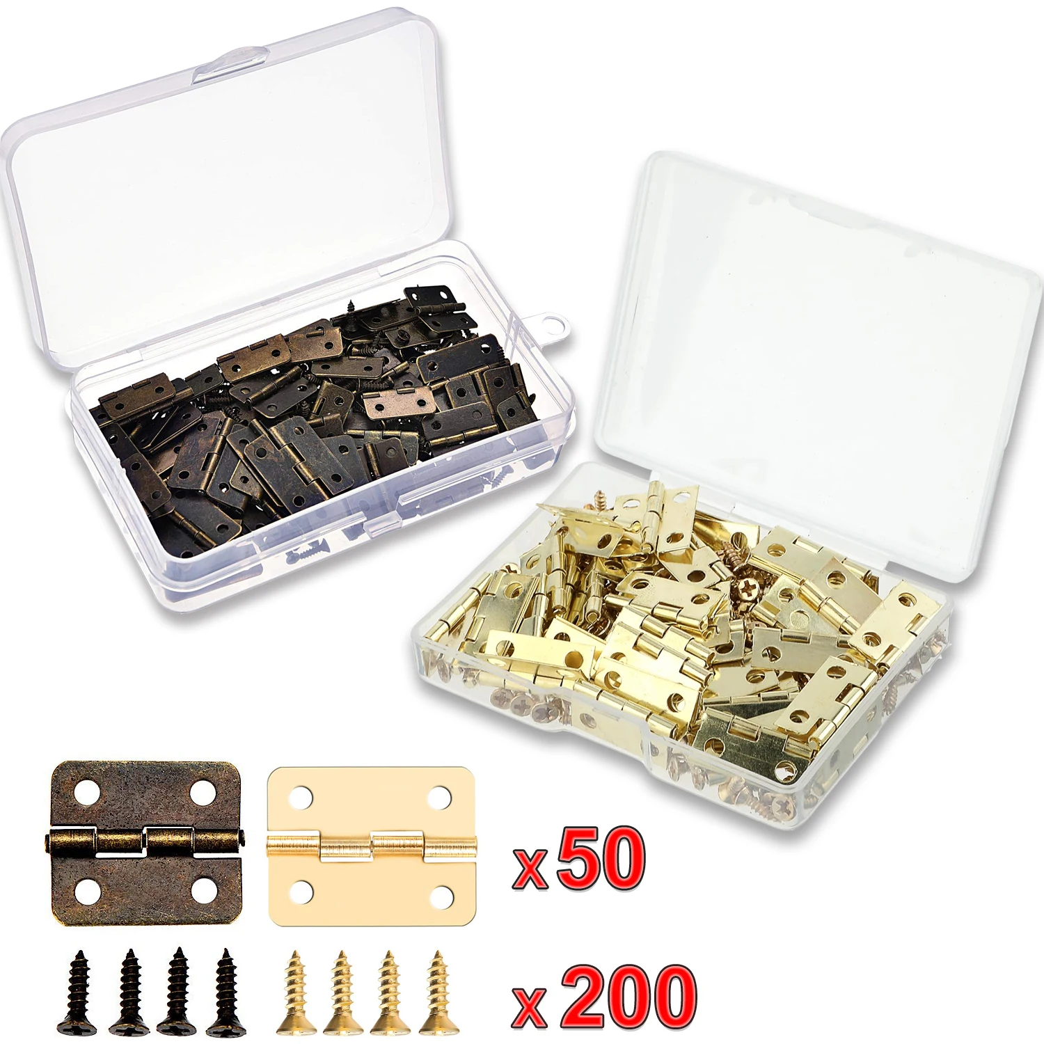 50Pcs/Box Hinges + …