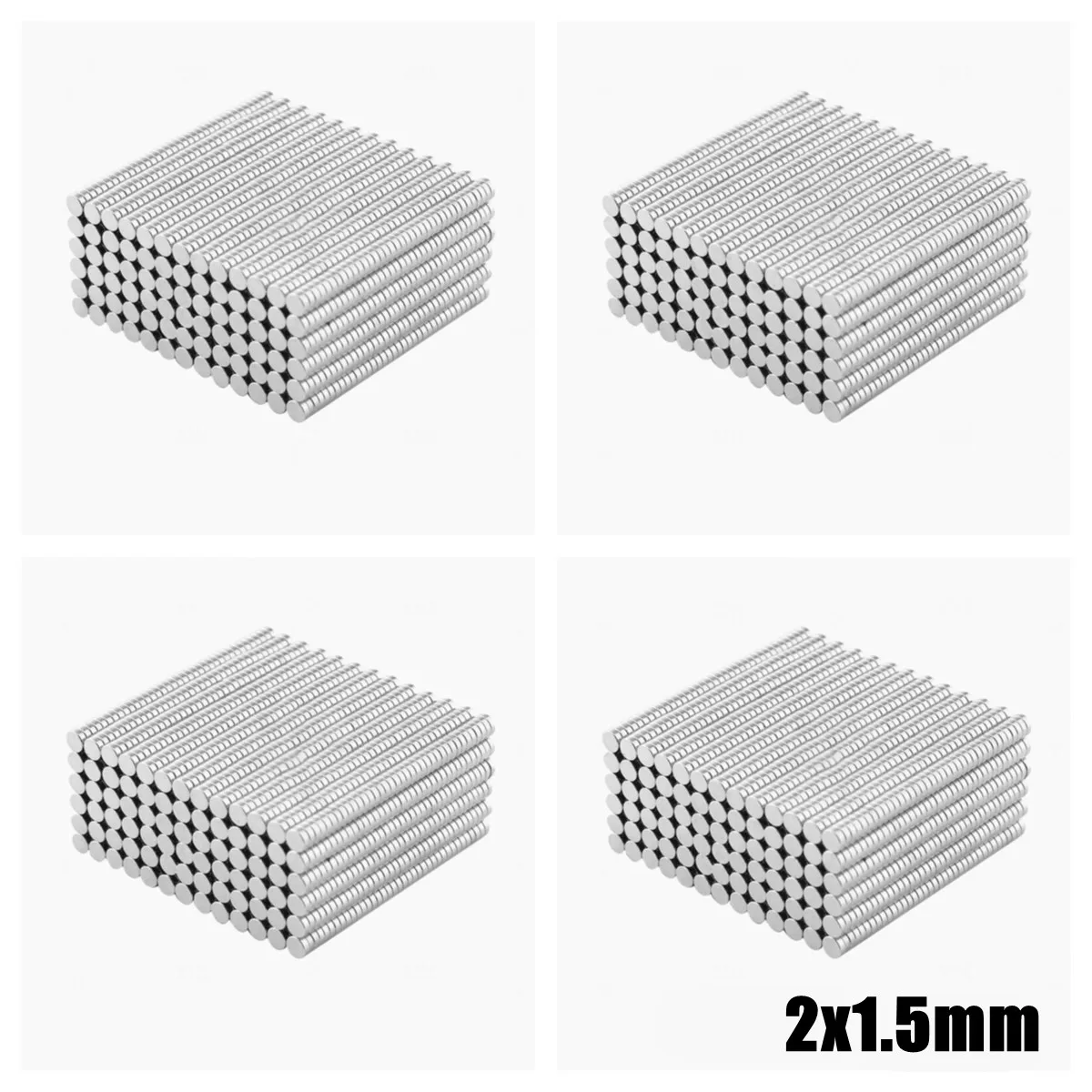 100~5000pcs 2x1.5 mm Powerful Magnets 2mm x 1.5mm Small Round Permanent Magnet 2x1.5mm Thin Neodymium Magnet Strong 2*1.5