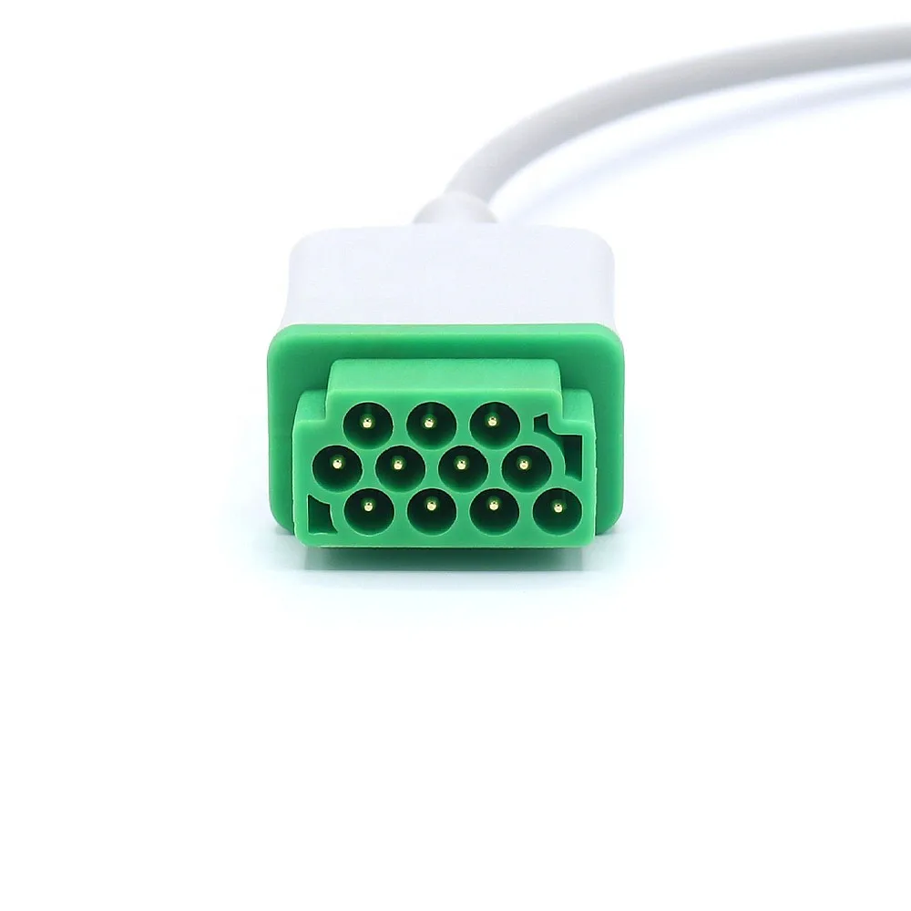 Compatible GE-Marquettes 2017003-003 412931-002 ECG Lead Wire Cable 5-lead IEC