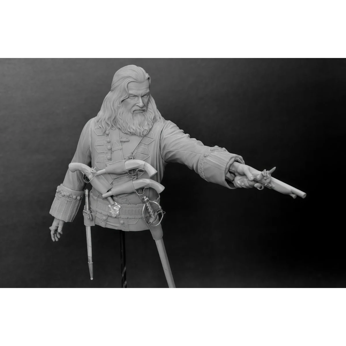 Kit de modèle non peint en résine à l'échelle 1/10, buste, thème militaire, GK non assemblé et non peint