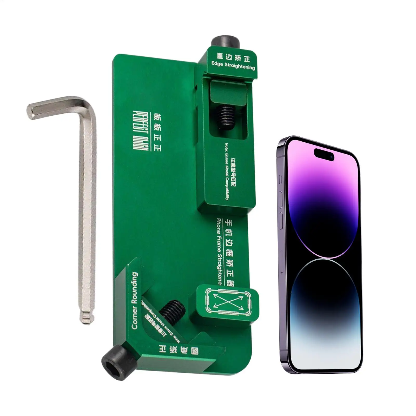Phone Border Straightener Universal Precise Straight Edges Corner Repair Middle Frame Correction Tool For Smartphones Tablets