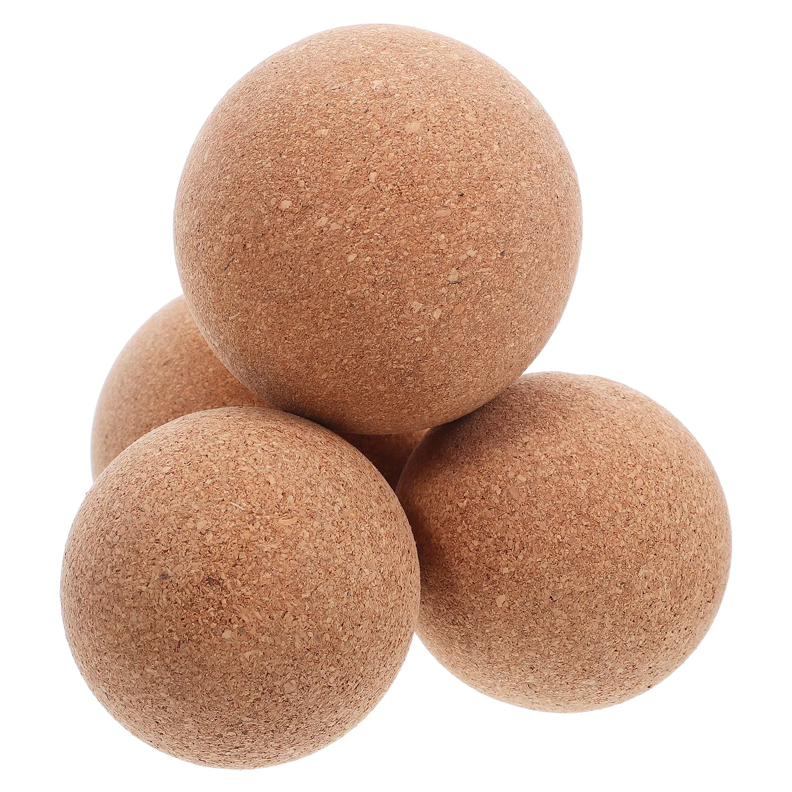 

4 шт. пробковые массажные шарики, массажер для глубоких тканей, релаксация мышц ног, рук, портативный ролик для триггерной точки, терапевтический ролик