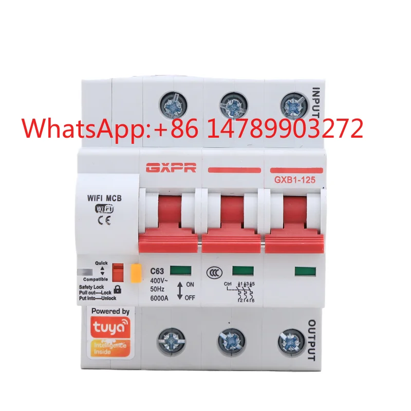 LI MCB 1P/2P/3P 25A 6kA 800V AC/DC Copper Din Rail Household Cabinet