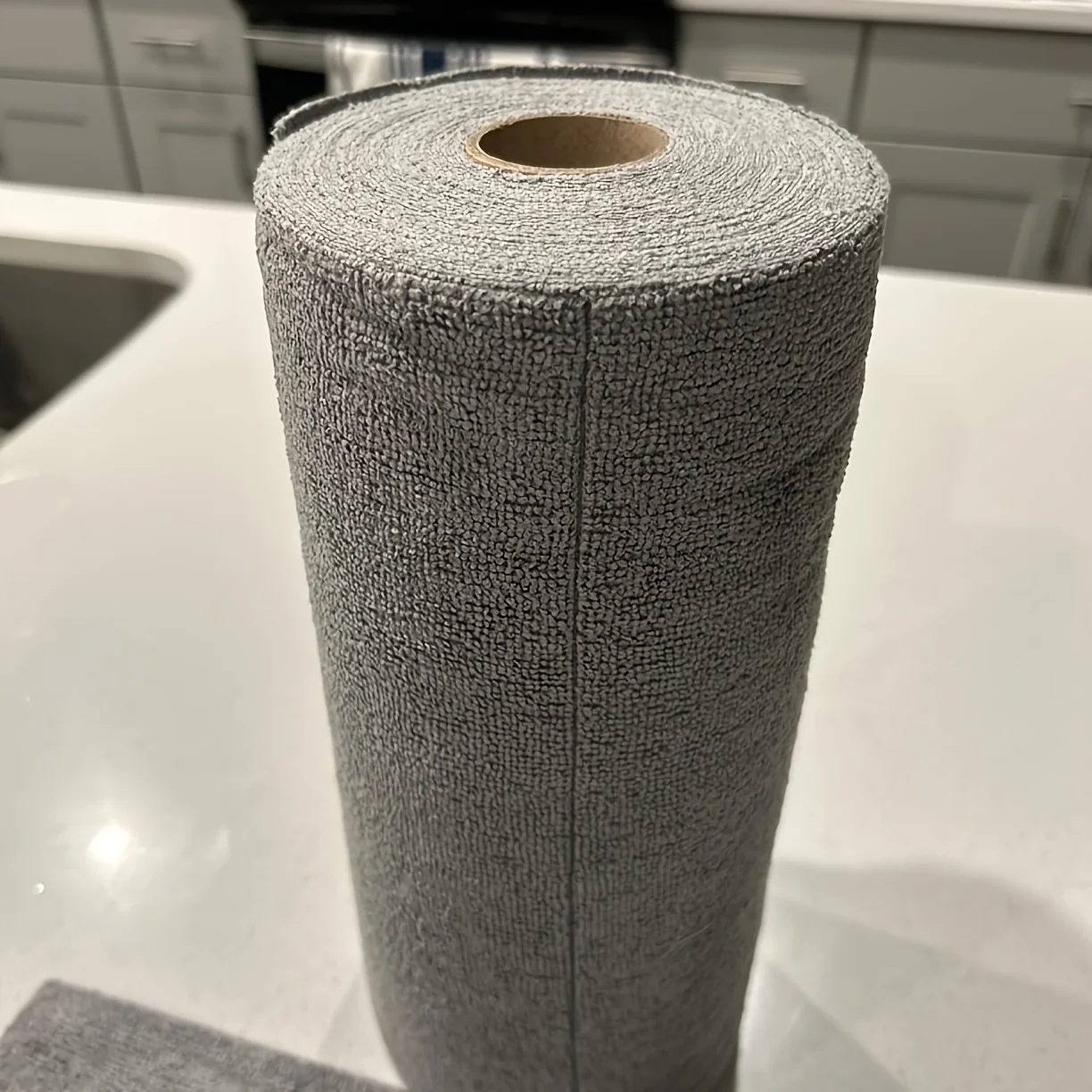 

Reusable Microfiber Cleaning Cloths, Paper Towel Washable Tear Away Cleaning Towels Roll, 12x12 Absorbent Rags, Drying Dishcloths for Kitchen, House, and Car