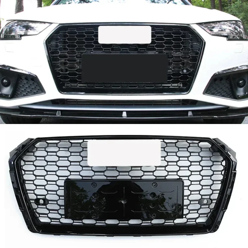 For Audi A4 S4 A5 S5 B8 B9 front bumper grille assembly frame body modification accessories 2013-2019